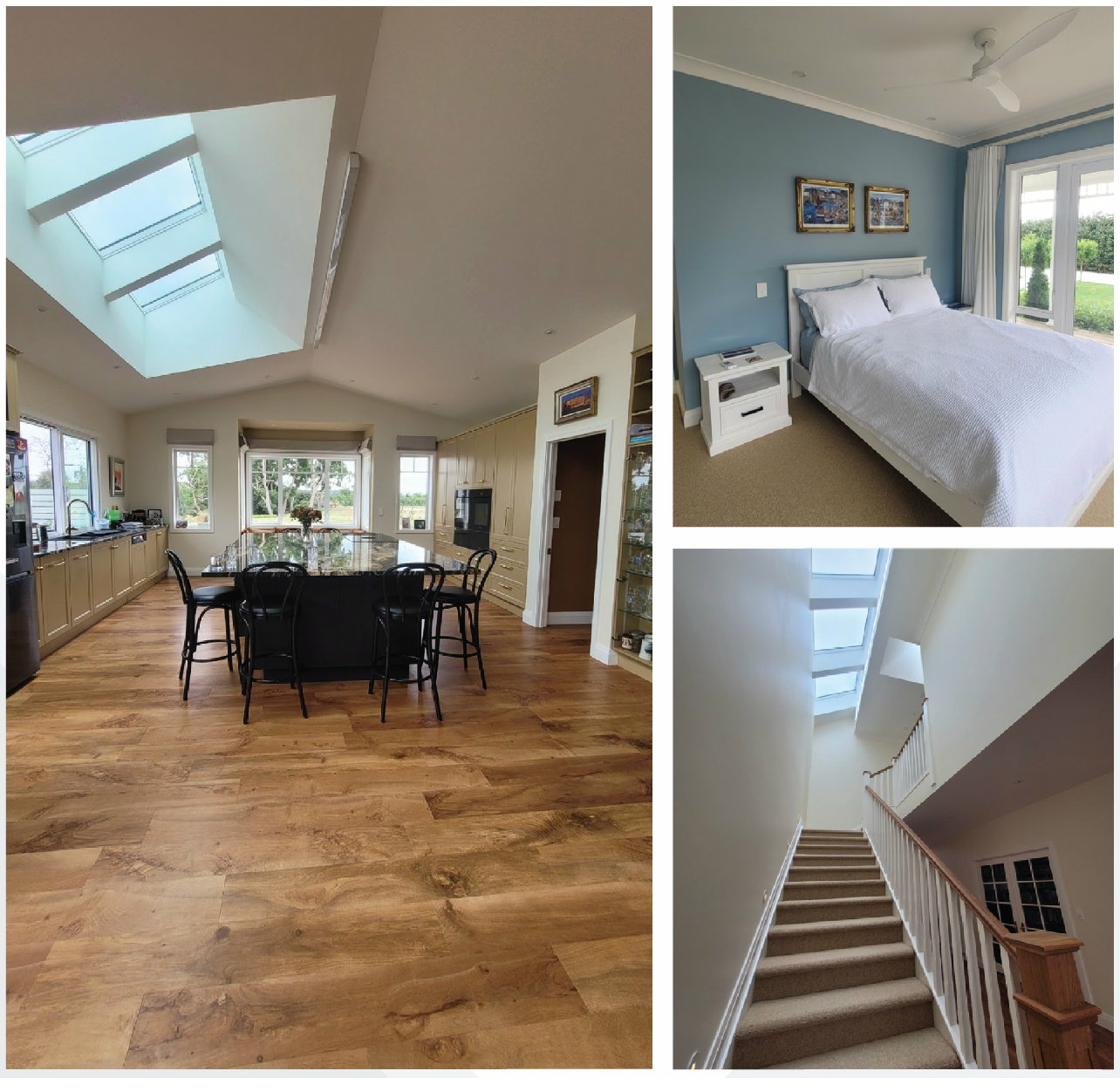 Professional interior painting - kitchen and living areas