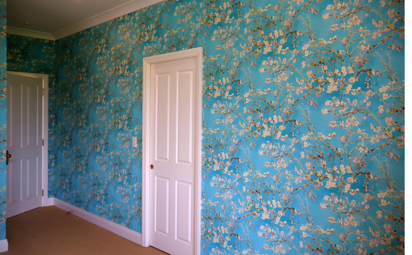 Wallpaper installation - designer wallcoverings